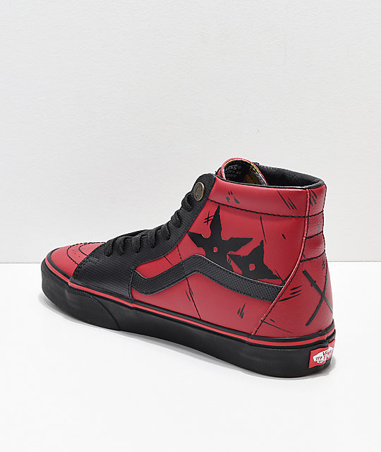 vans deadpool high tops